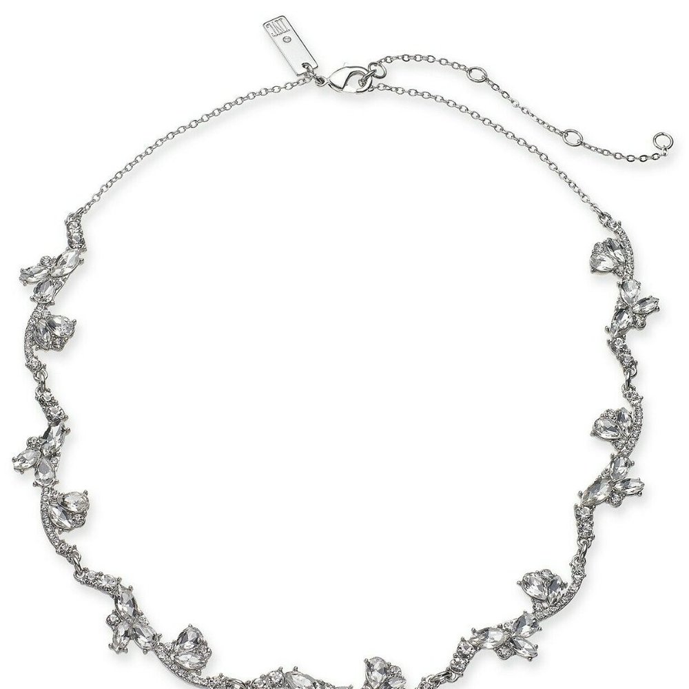NC International Concepts INC Silver-Tone Crystal